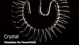  Presentation with steel - PPT layouts featuring closeup-of-handheld-steel-wire background and a black colored foreground
