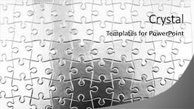  Presentation with jigsaw - PPT theme having closeup of jigsaw puzzle pattern background and a  colored foreground