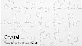  Presentation with pattern - Amazing slides having closeup of jigsaw puzzle pattern backdrop and a white colored foreground