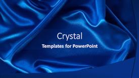  Presentation with silk - Slide set consisting of closeup-of-lines-in-blue background and a navy blue colored foreground