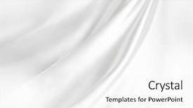  Presentation with silk - Beautiful presentation design featuring closeup of lines in silk backdrop and a white colored foreground