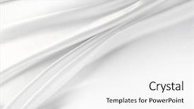  Presentation with silk - Cool new PPT theme with closeup of lines in silk backdrop and a white colored foreground