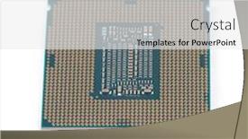  Presentation with cpu - Amazing slides having closeup-of-modern-cpu-isolated backdrop and a white colored foreground