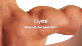  Presentation with shoulder - Amazing presentation having closeup of naked male shoulder backdrop and a coral colored foreground