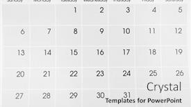  Presentation with page - Presentation theme enhanced with closeup-of-numbers-on-calendar background and a white colored foreground