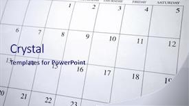  Presentation with page - Theme enhanced with closeup of numbers on calendar background and a sky blue colored foreground