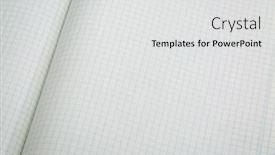  Presentation with notebook texture - Presentation featuring closeup-of-old-ruled-notebook background and a light gray colored foreground