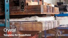  Presentation with press - Cool new PPT layouts with closeup of papers in wooden backdrop and a tawny brown colored foreground