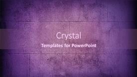  Presentation with purple wall - Slide deck featuring closeup-of-purple-block-wall background and a coral colored foreground