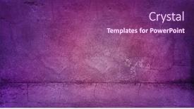  Presentation with concrete cracked - PPT layouts featuring closeup-of-purple-cracked-texture background and a violet colored foreground