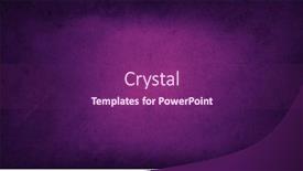  Presentation with concrete - Cool new slides with closeup-of-purple-textured-concrete backdrop and a violet colored foreground