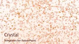  Presentation with structure - Presentation enhanced with closeup of red shower gel background and a lemonade colored foreground