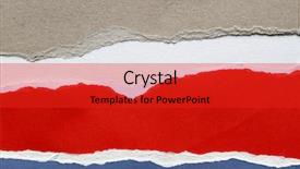  Presentation with closeup of a paper boat - Amazing PPT layouts having white details of a puzzle backdrop and a sky blue colored foreground.