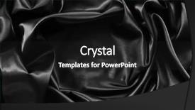  Presentation with silk - Audience pleasing slide set consisting of closeup of rippled black silk backdrop and a dark gray colored foreground