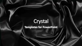 Presentation with silk - Presentation enhanced with closeup of rippled black silk background and a black colored foreground