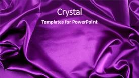  Presentation with silk - Audience pleasing slide set consisting of closeup of rippled purple silk backdrop and a violet colored foreground