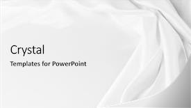  Presentation with silk - Amazing theme having closeup of rippled silk fabric backdrop and a white colored foreground