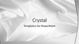  Presentation with ripple - Beautiful slides featuring closeup of rippled white silk backdrop and a  colored foreground