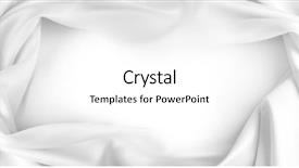  Presentation with rippled white silk - Amazing presentation design having closeup of rippled white silk backdrop and a white colored foreground