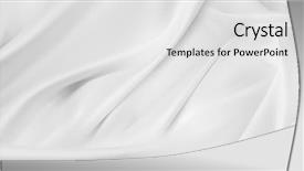  Presentation with ripple - Slide set with closeup of rippled white silk background and a  colored foreground