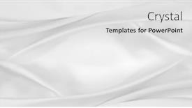  Presentation with rippled white silk - Amazing PPT layouts having closeup-of-rippled-white-silk backdrop and a light gray colored foreground