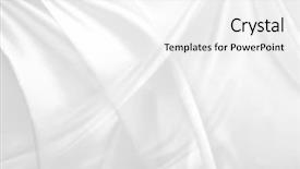  Presentation with rippled white silk - Beautiful presentation theme featuring curtains lines - closeup of rippled white silk backdrop and a white colored foreground