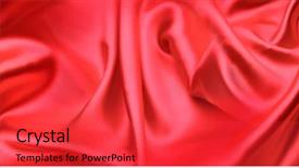  Presentation with ripples - Presentation theme consisting of closeup of ripples in red background and a red colored foreground