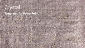  Presentation with rough - Slide deck featuring closeup-of-rough-canvas background and a gray colored foreground