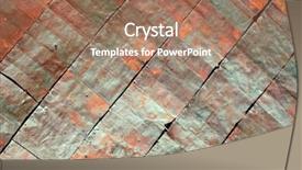  Presentation with sheet metal - Colorful slides enhanced with closeup of rustic sheet metal backdrop and a coral colored foreground