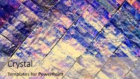  Presentation with sheet metal - PPT theme enhanced with closeup of rustic sheet metal background and a lemonade colored foreground