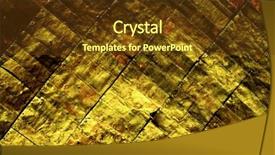  Presentation with sheet metal - PPT theme with closeup of rustic sheet metal background and a tawny brown colored foreground