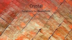  Presentation with sheet metal - Colorful slides enhanced with closeup of rustic sheet metal backdrop and a red colored foreground