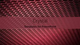  Presentation with metallic - PPT theme featuring closeup-of-seamless-red-metallic background and a tawny brown colored foreground