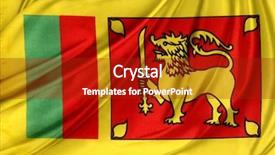  Presentation with sri lanka - PPT theme enhanced with closeup of silky sri lankan background and a crimson colored foreground