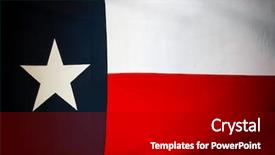 Presentation with texas flag - Beautiful slide deck featuring closeup of silky texas flag backdrop and a black colored foreground