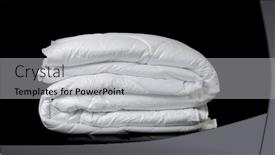  Presentation with aztecs blanket - Beautiful PPT theme featuring closeup-of-some-blanket backdrop and a light gray colored foreground