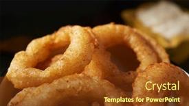  Presentation with mortar - Slide set with closeup-of-some-calamares background and a tawny brown colored foreground