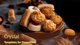  Presentation with spain - Amazing theme having closeup-of-some-different-confections backdrop and a tawny brown colored foreground