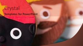  Presentation with shape - Audience pleasing slides consisting of closeup-of-some-homemade-cookies backdrop and a red colored foreground