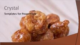  Presentation with macadamia nuts - Colorful presentation enhanced with closeup-of-some-nueces-de backdrop and a light gray colored foreground