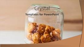  Presentation with macadamia nuts - Audience pleasing slide deck consisting of closeup-of-some-nueces-de backdrop and a coral colored foreground