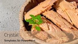  Presentation with spanish - Presentation design having closeup-of-some-pieces background and a coral colored foreground