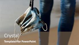  Presentation with surgical - Slides enhanced with closeup-of-someone-using background and a coral colored foreground