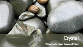  Presentation with stone quarry - Cool new theme with closeup of stones backdrop and a dark gray colored foreground