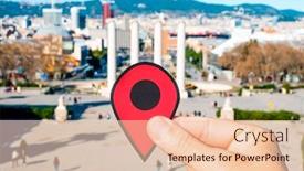  Presentation with magic - Amazing PPT theme having closeup-of-the-hand backdrop and a lemonade colored foreground