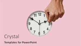  Presentation with forward - PPT layouts enhanced with closeup-of-the-hand background and a lemonade colored foreground