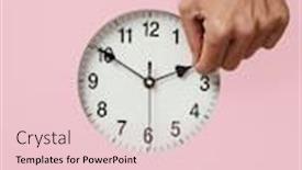  Presentation with forward - Beautiful slides featuring closeup-of-the-hand backdrop and a lemonade colored foreground