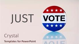  Presentation with united states - PPT theme having closeup-of-the-word background and a sky blue colored foreground