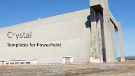  Presentation with marine corps - Colorful slide set enhanced with closeup-of-tustin-blimp-hangar backdrop and a lemonade colored foreground