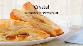  Presentation with diney inside out - Cool new PPT theme with closeup of two apple turnovers backdrop and a lemonade colored foreground